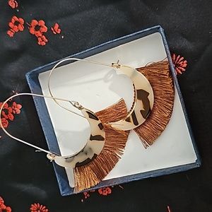 Boho tassel earrings NWT
